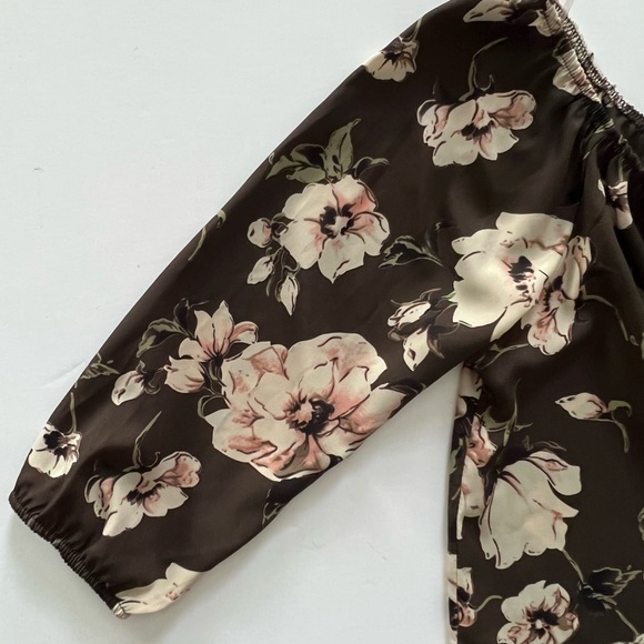 A' GACI Floral Blouse Size Medium - Picture 3 of 5